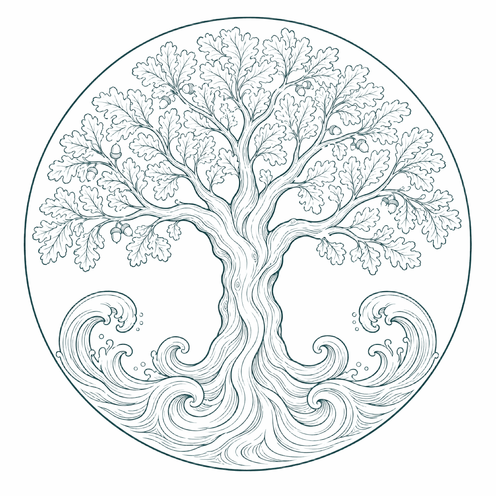 Oak & Wave Counseling seal